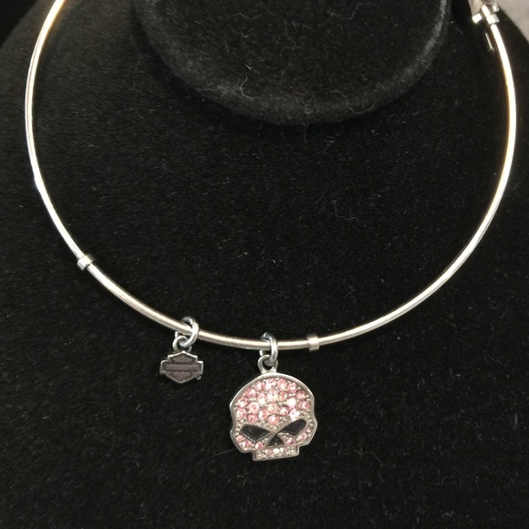 Harley-Davidson Jewelry - Pink Willie G Charm on Bangle